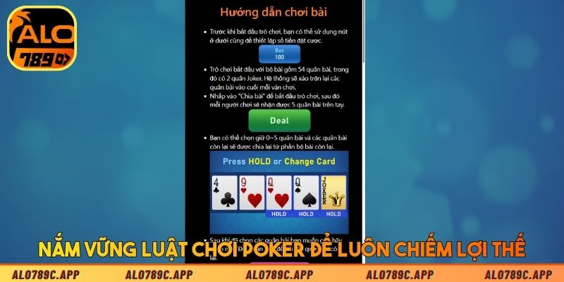 Nắm vững luật chơi Poker để luôn chiếm lợi thế