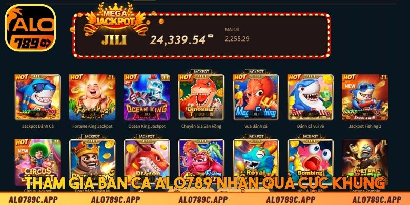 Tham gia bắn cá ALO789 nhận quà cực khủng