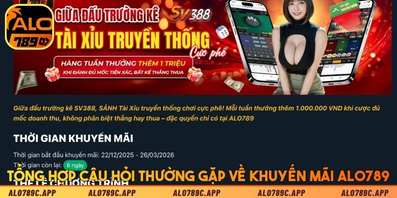 Tổng hợp câu hỏi thường gặp về khuyến mãi ALO789